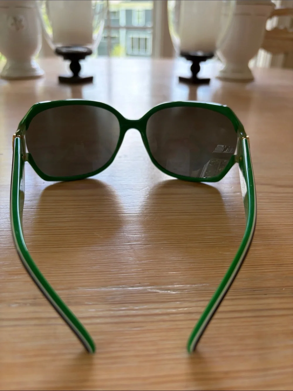 Lilly Pulitzer Black/Green/Pink Oversized Women's Sunglasses